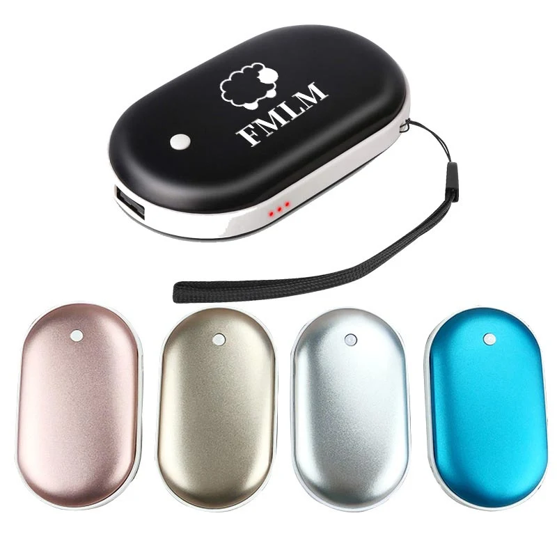 Pocket Hand Warmer Power Bank 5200mAh Double Sided Heat 1