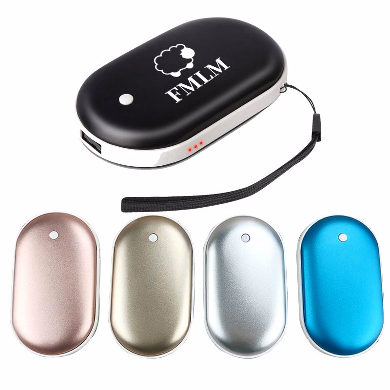 Pocket Hand Warmer Power Bank 5200mAh Double Sided Heat