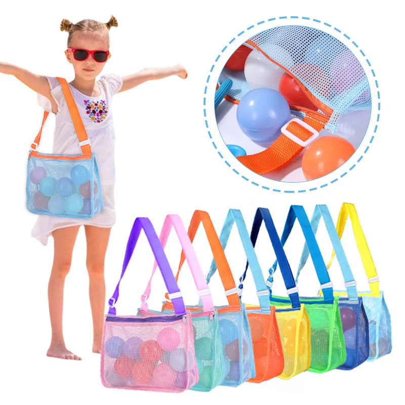 Colorful Mesh Beach Bag 1