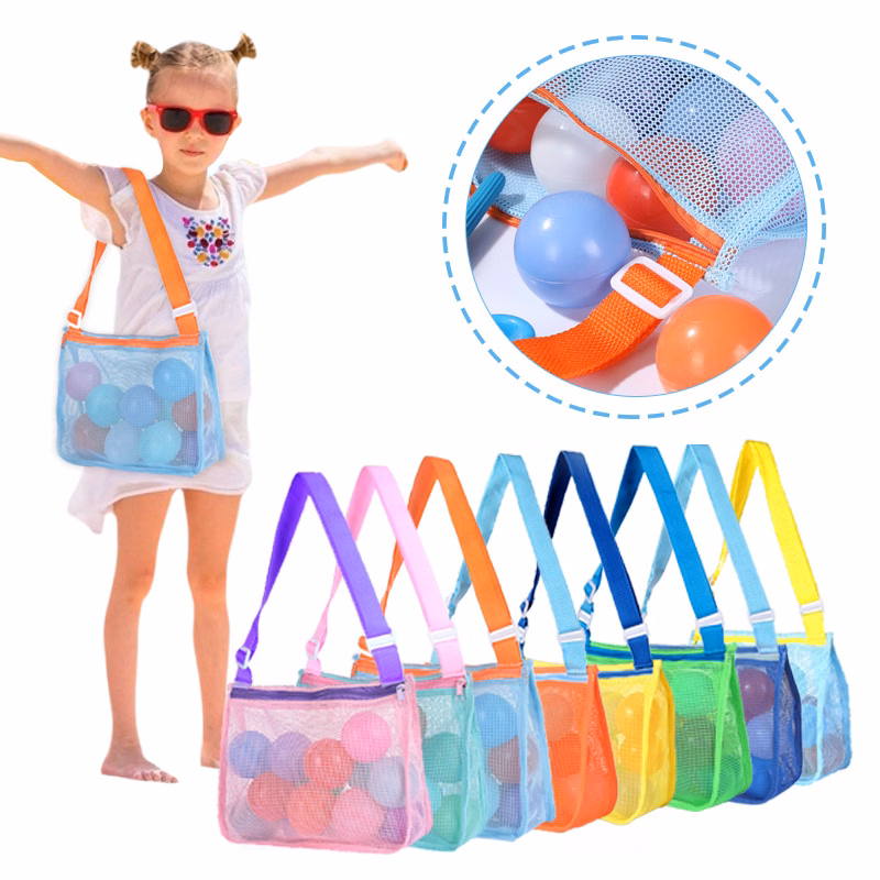 Colorful Mesh Beach Bag
