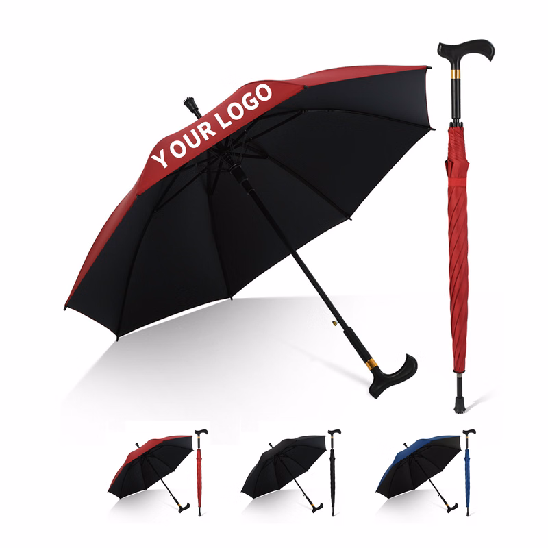 Walking Cane Style Automatic Umbrella 41.73" Length x 32.67" Width