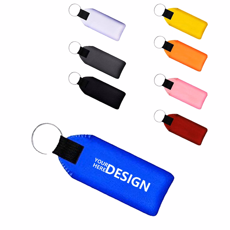 Durable Rubber Diving Material Keychain