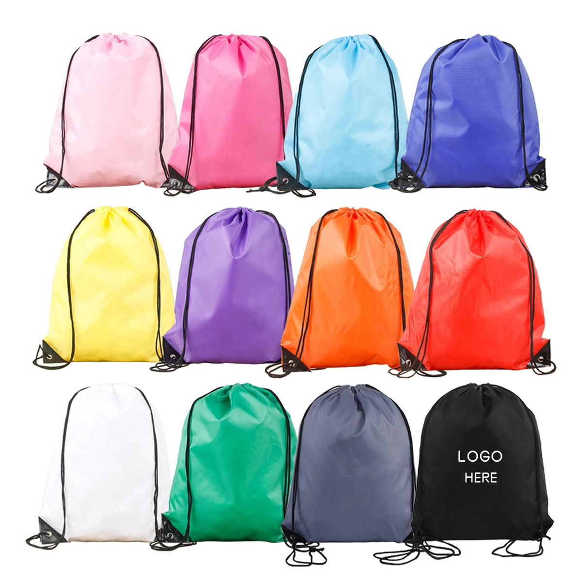 Lightweight Reusable Sports Drawstring Backpack 1