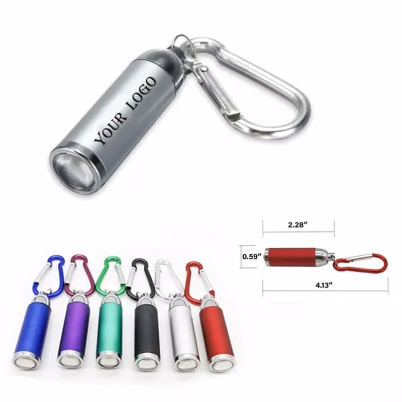 Mini Portable LED Flashlight With Keychain