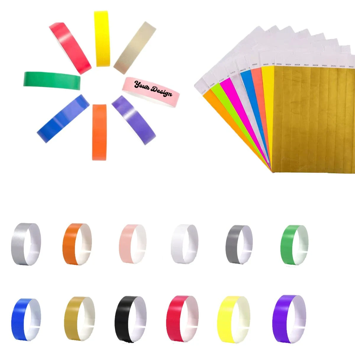 Colorful Waterproof Playground Wristbands 1