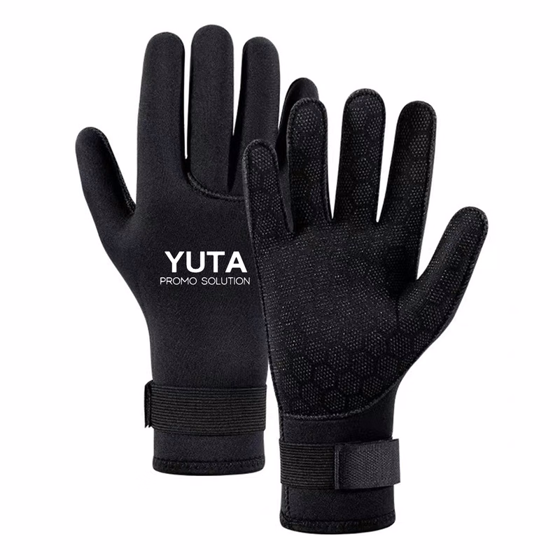 Neoprene Anti Slip Diving Gloves w/ Adjustable Wrist Strap
