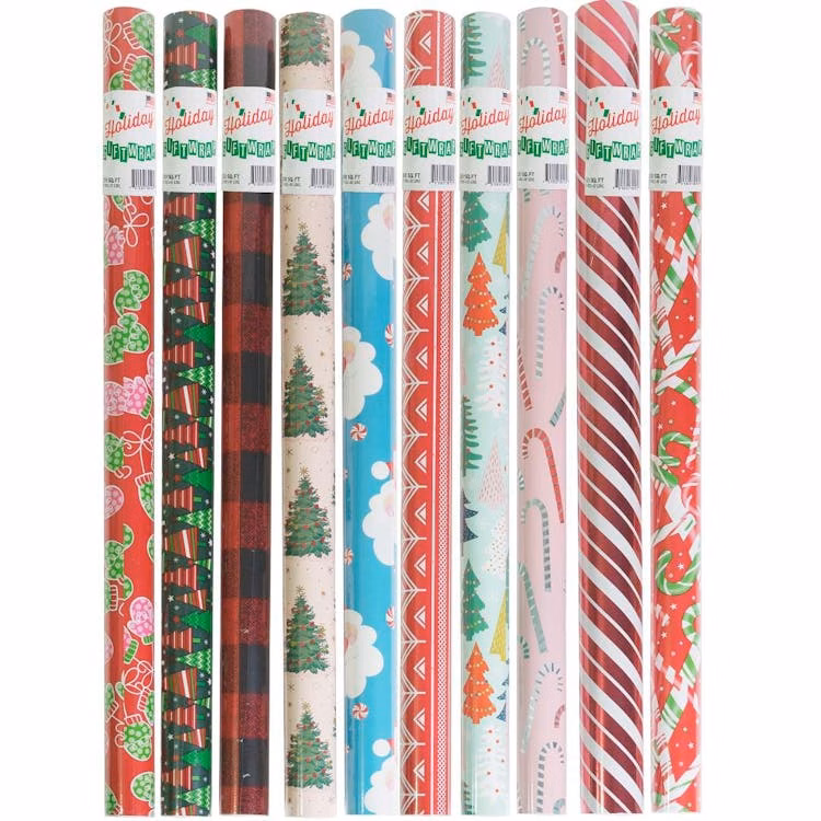 Christmas Gift Wrap Assorted Styles - 100 Sq. ft.
