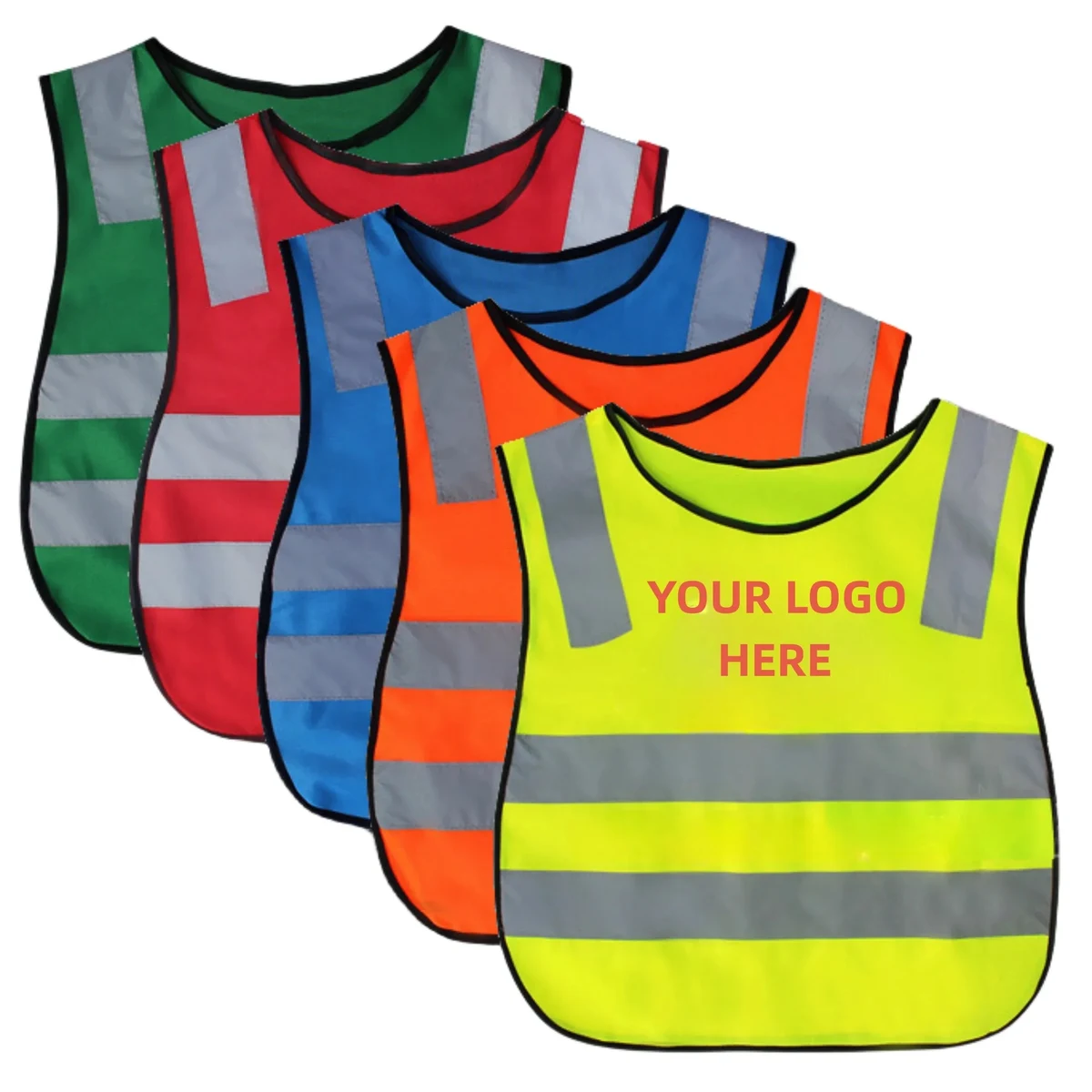 Full Color Kids Reflective Safety Visibility Vest 1
