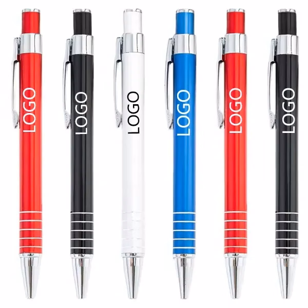 Engraved Aluminium Click Ballpoint Pen