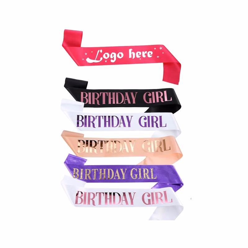 Custom Satin Pageant Sash