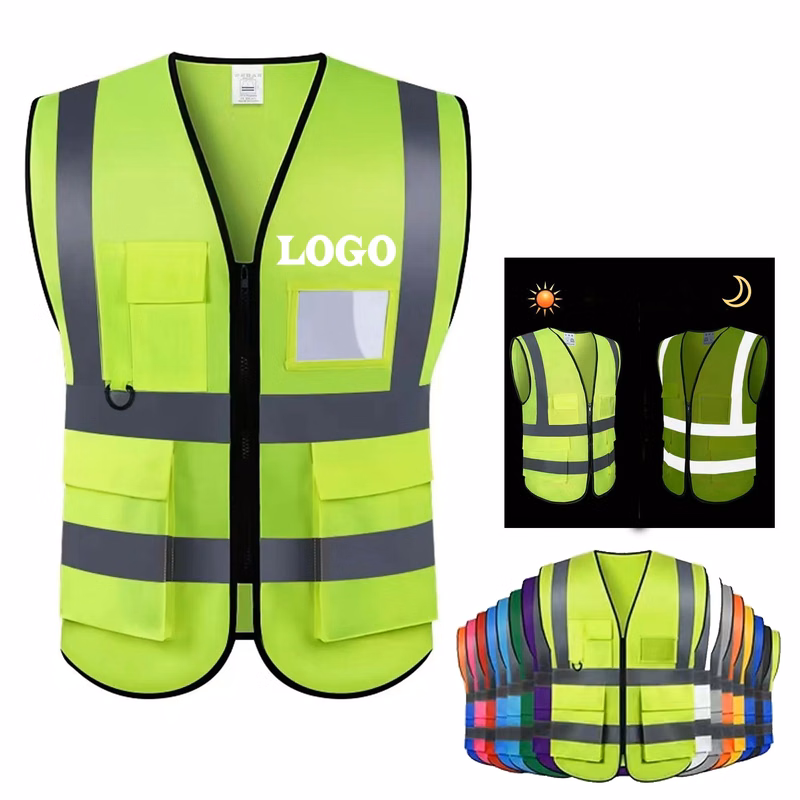 Multi-Industry Reflective Safety Vest With Pockets