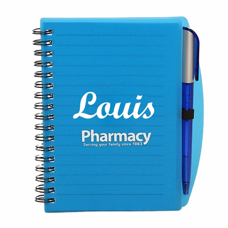 PP Cover Spiral Notebook with Pen