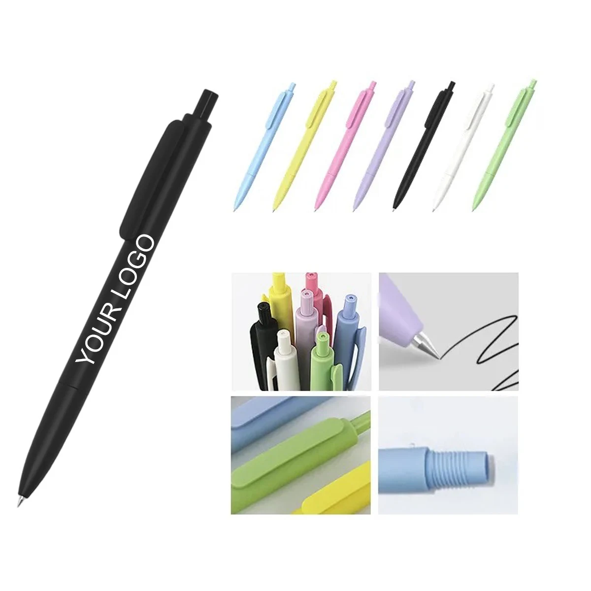 Plastic Ballpoint Pen with Custom Logo for Promotional Events 1