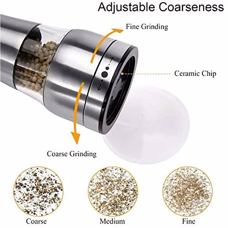 Adjustable Salt and Pepper Grinder
