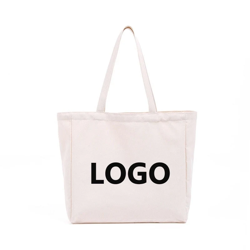 Classic Eco-friendly Cotton Canvas Tote Bag, custom tote bag with logo imprint 1