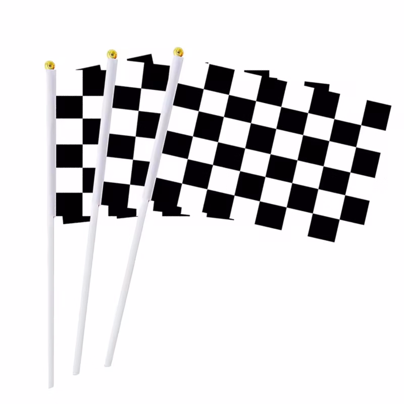 9" x 6" Hand Waving Flag Banner