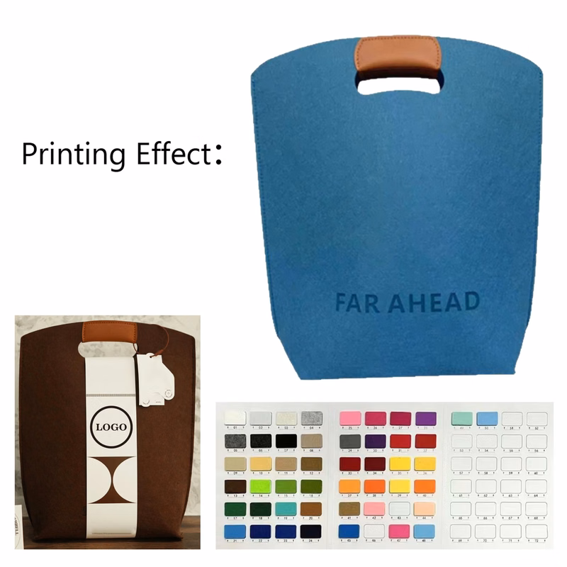 Felt Portable Document Bag