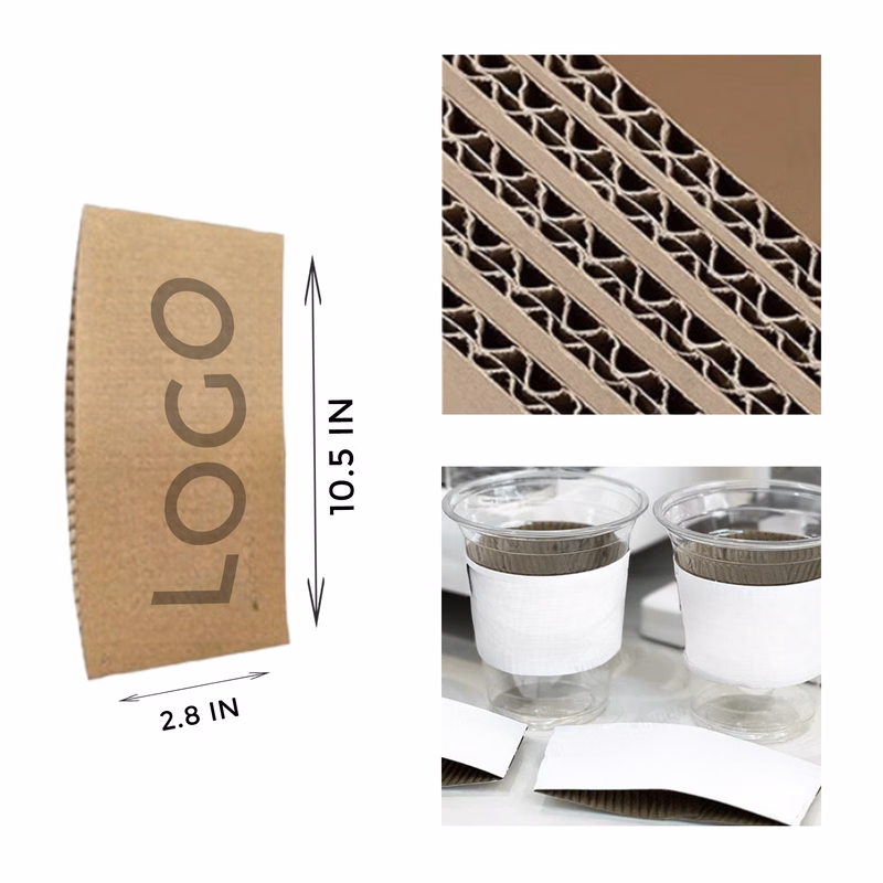 Versatile Corrugated Paper Cup Sleeve