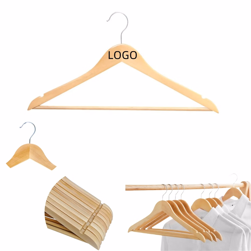 Natural Wood Clothes Hanger