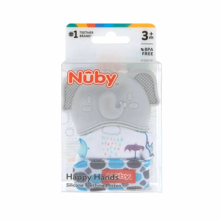Elephant Teething Mittens