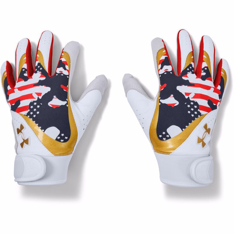 Women's UA Motive USA Batting Gloves 