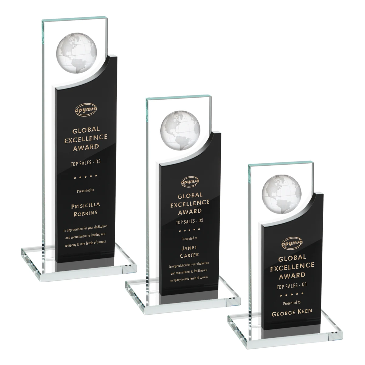 Sherwood Globe Award - Black 1