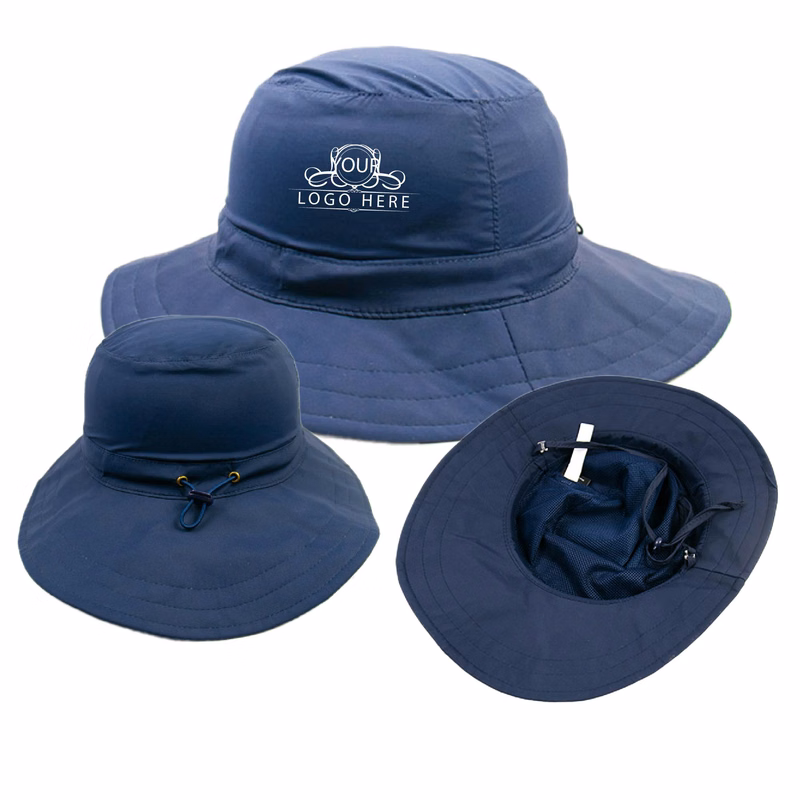 Dry Sun Blocker Boonie Cap w/Chin Strap