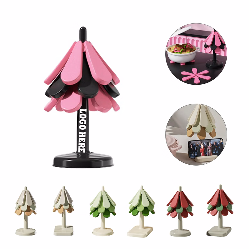 Creative Christmas Tree Silicone Insulated Placemat