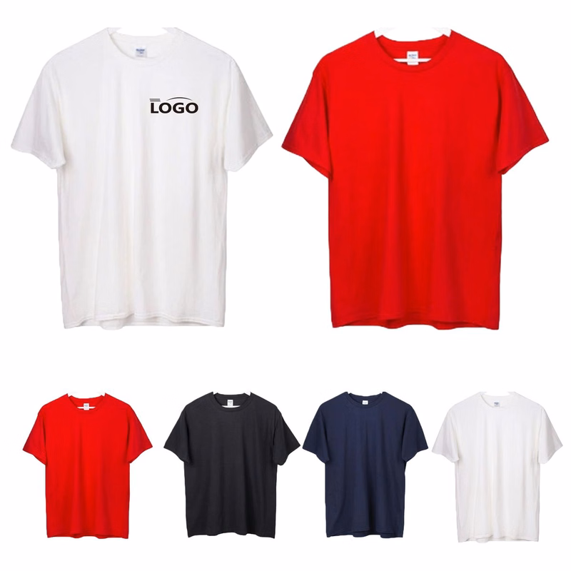 Solid-Color Men's Crew-Neck T-Shirt