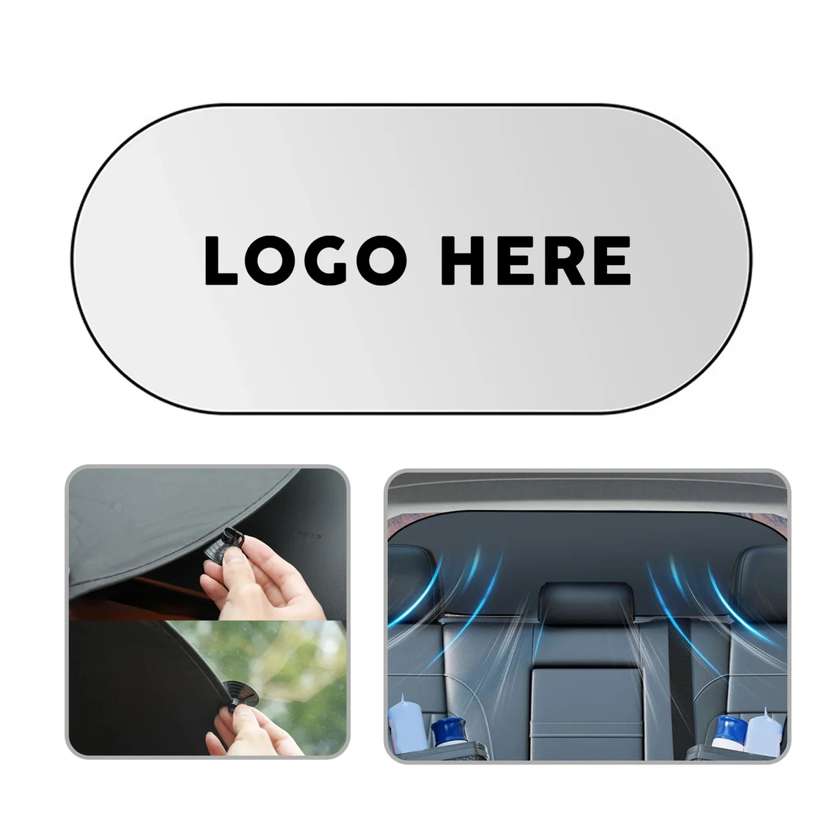 Single Panel Car Sunshade 1
