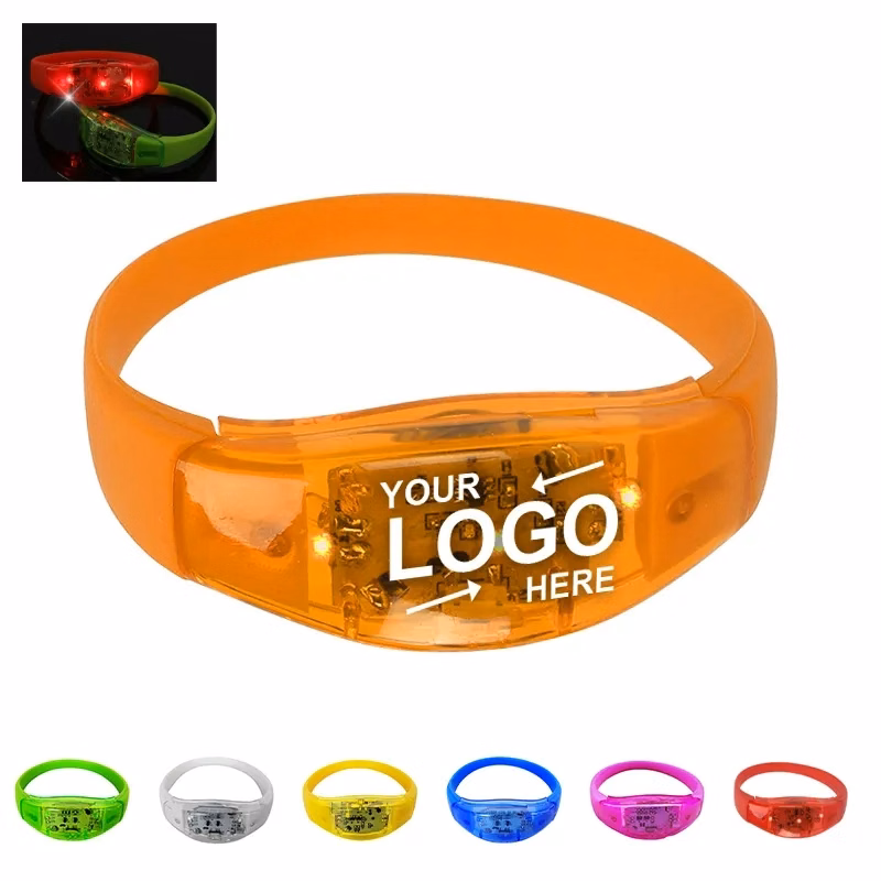 Silicone Led Light Sound-Controlled Bracelet