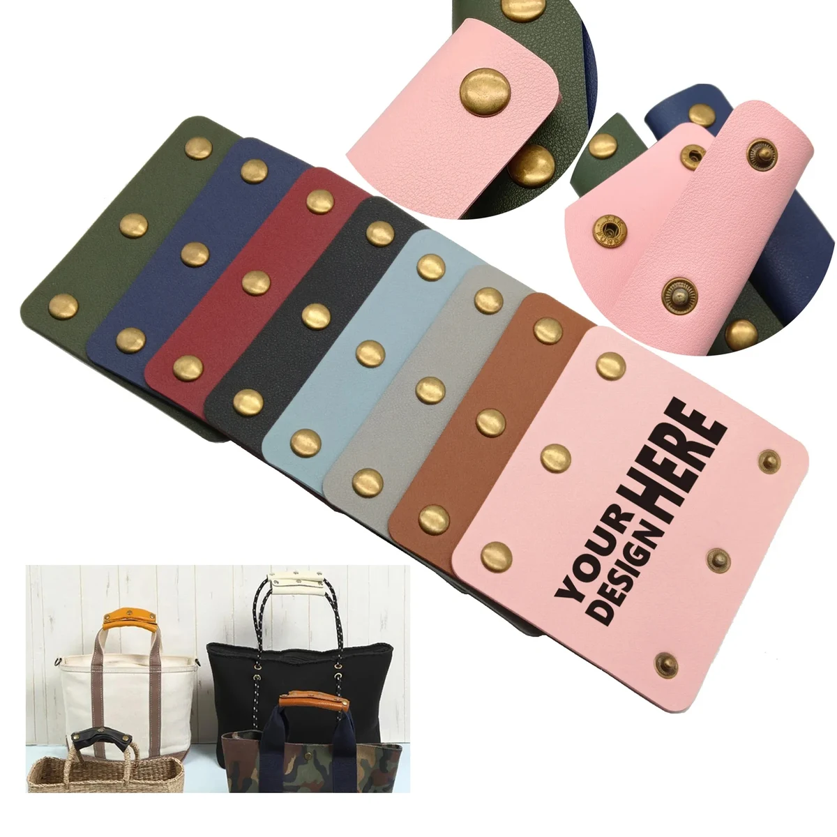 Custom PU Handbag Strap Guard 1