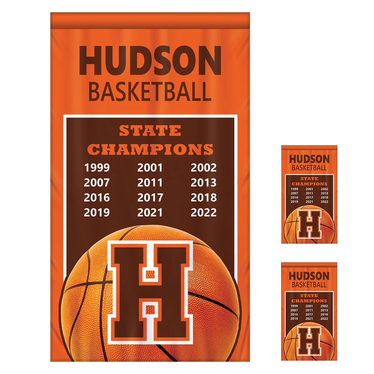 3' x 5' Championship Banner Double Sided Straight Cut 1
