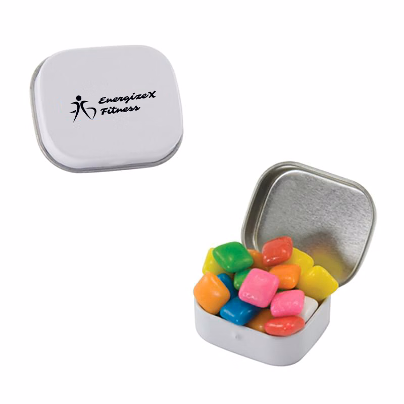 Mini Tin Sugar-Free Peppermints, Chicles Gum