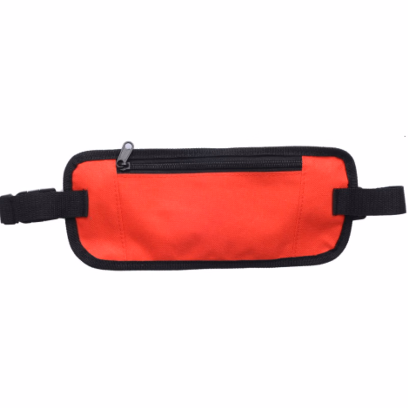 Screen Print 600D Waist Bags W/1 Zippers 11"W X 4.5"H