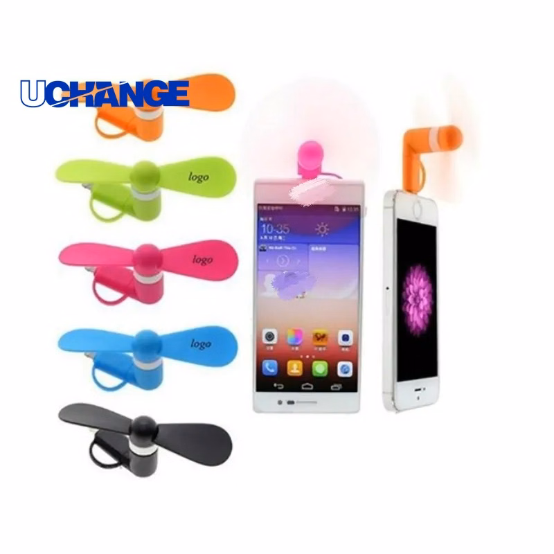 Portable USB Cellphone Fan Clip-On Cooler for Office Desks & Travel