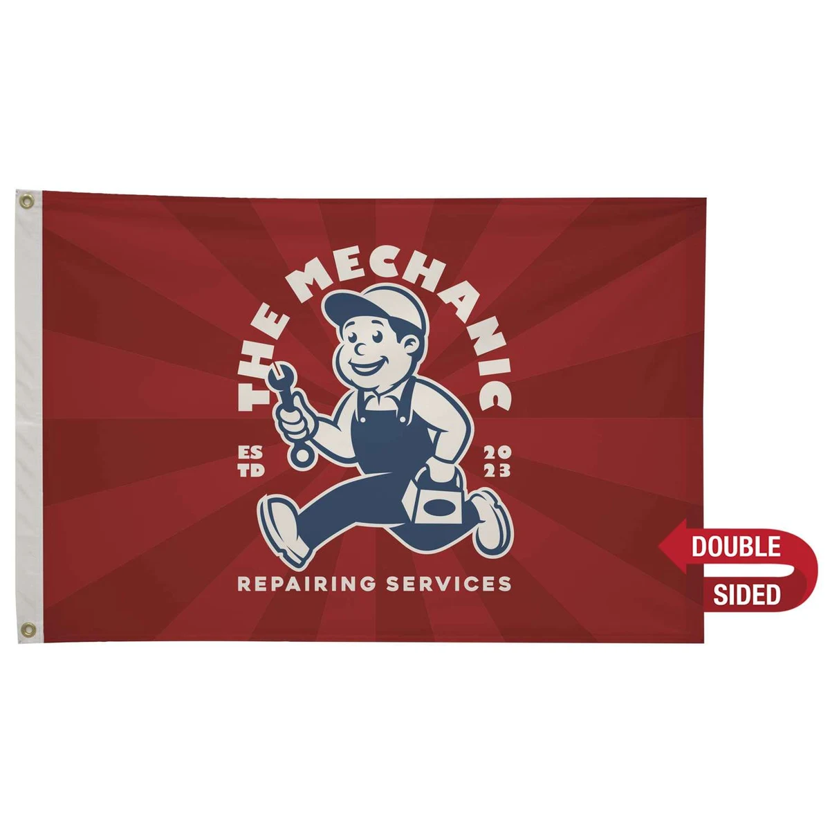 2' x 3' Nylon Flag Double-Sided 1
