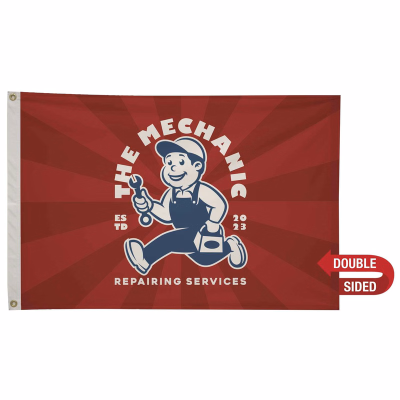 2' x 3' Nylon Flag Double-Sided