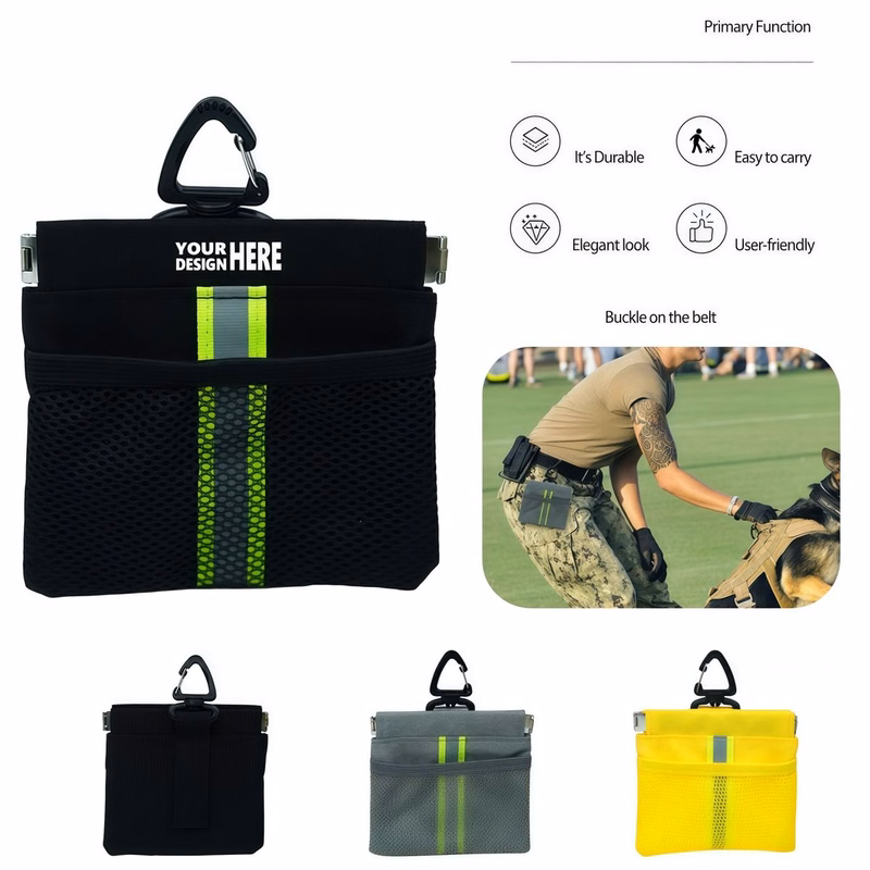7.5" Multi-Functional Outdoor Dog Treat Bag + Waist Strap