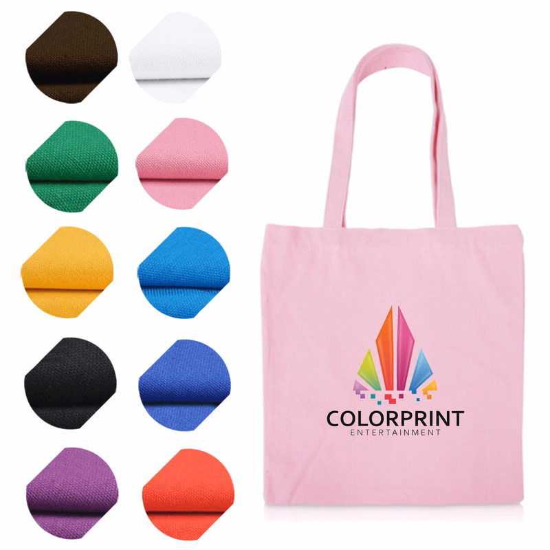 Full Color Hold Cotton Canvas Tote Bag MOQ 50