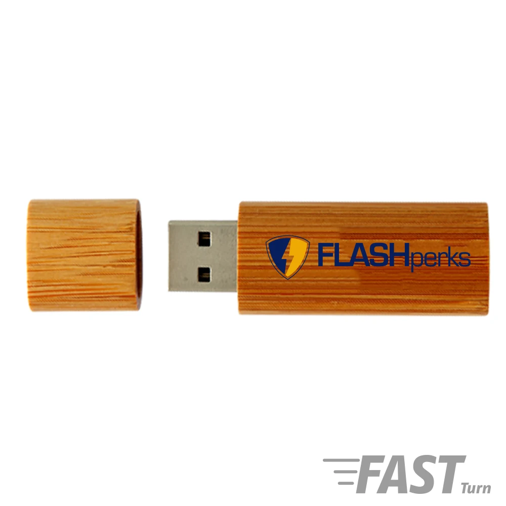 Bonnie Carbonized Bamboo Curved-Edge USB 1