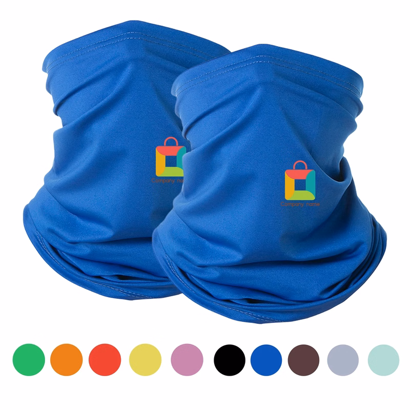 MOQ50 Sublimation Ice Silk Mask Scarf Headscarf