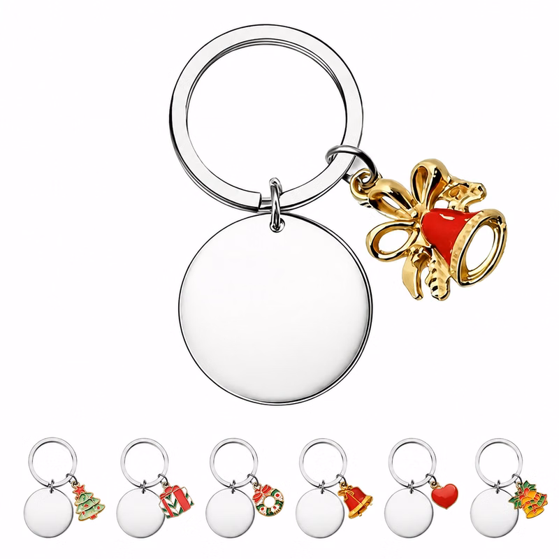 Joyful Seasonal Key Ring