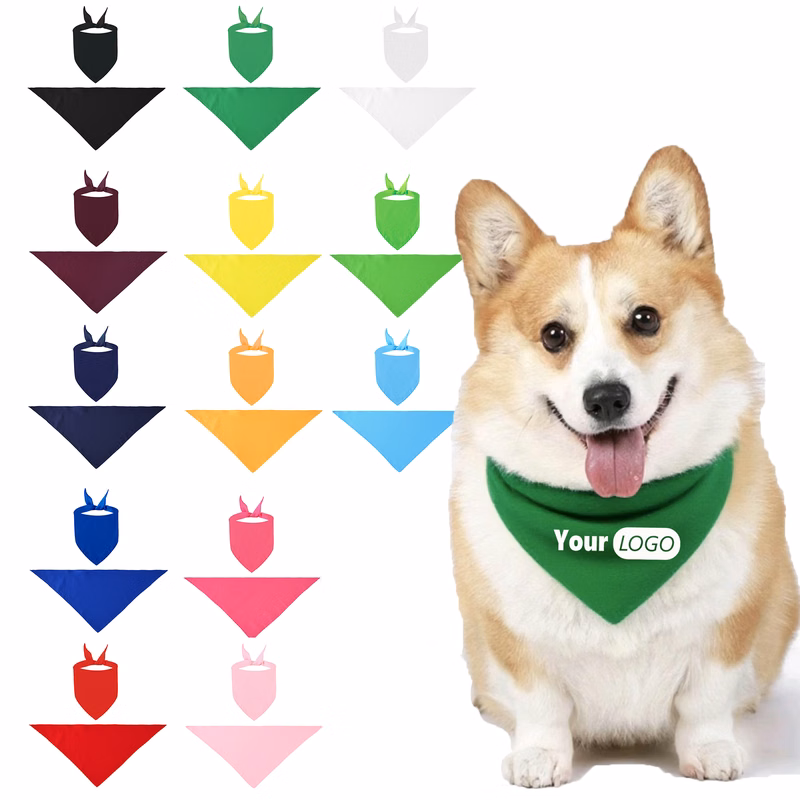 Polyester Pet Bandana MOQ 20