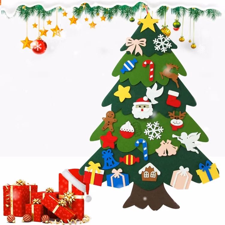 Christmas Tree Set with Ornaments for Kids DIY