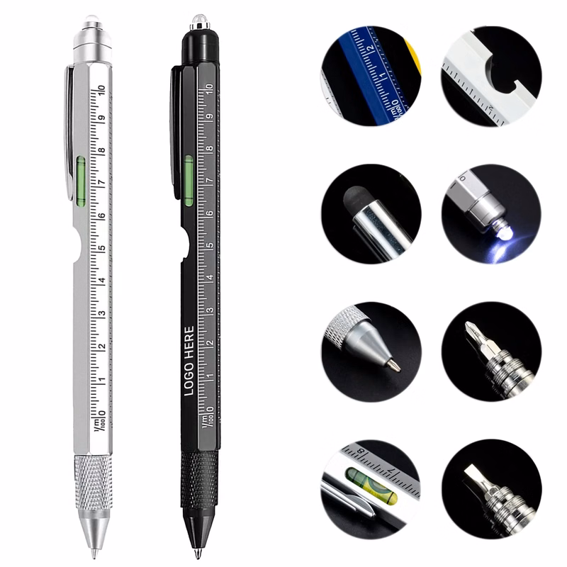 8-In-1 Multifunctional Tool Pen With Compact Features