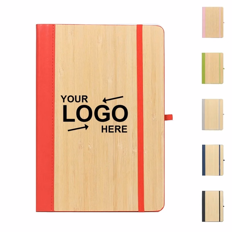 Hard Cover Notebook With Pen Sleeve