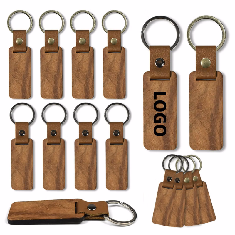 Custom Blank Wooden Keychain