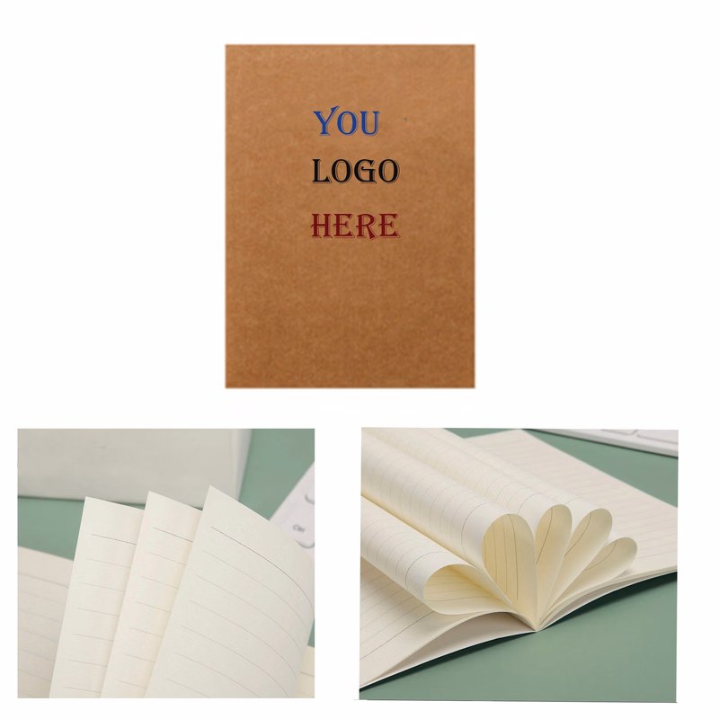 Color-Pop Recycled Kraft Paper Notebook