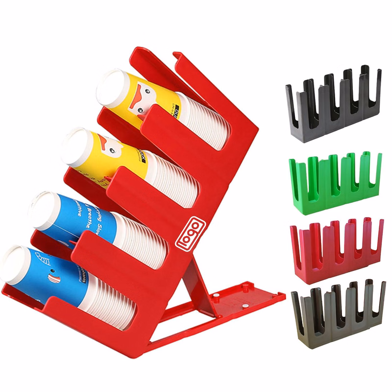 Resin Foldable Four-Grid Cup Holder